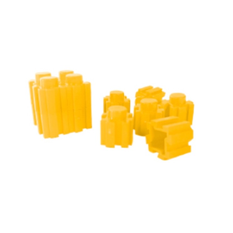 Yellow 2Blocks Toys 50 Pcs